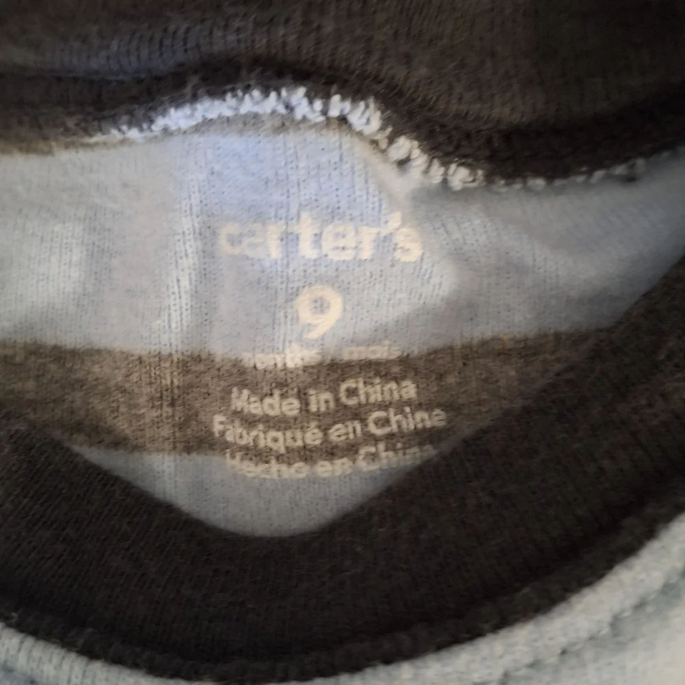 Carter's Black and Blue Toddler Shirt